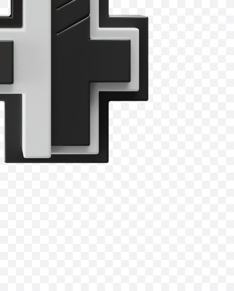 4 from Bold Future Alphabet on Yellow Images Creative Fonts - S77427