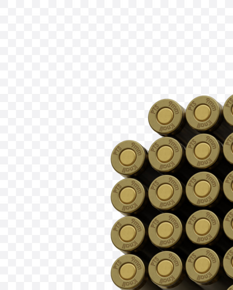 5 from Bullets 3D Alphabet on Yellow Images Creative Fonts - S78711