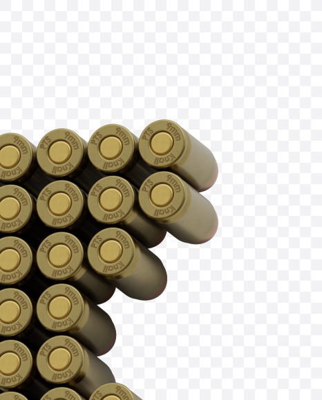 3 from Bullets 3D Alphabet on Yellow Images Creative Fonts - S78709