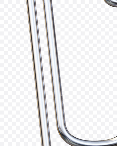 Letter F from Metal Paper Clip Alphabet on Yellow Images Creative Fonts - S78650