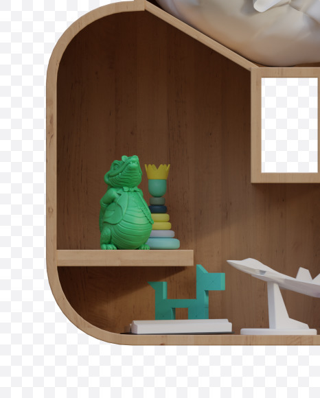 & from Cabinet Shelves Alphabet on Yellow Images Creative Fonts - S78932