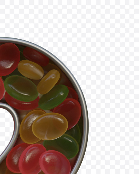 2 from Candies In The Box Alphabet on Yellow Images Creative Fonts - S79777