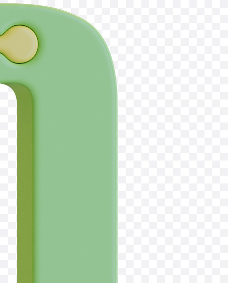 Letter Q from Color Puzzle Alphabet on Yellow Images Creative Fonts - S80922