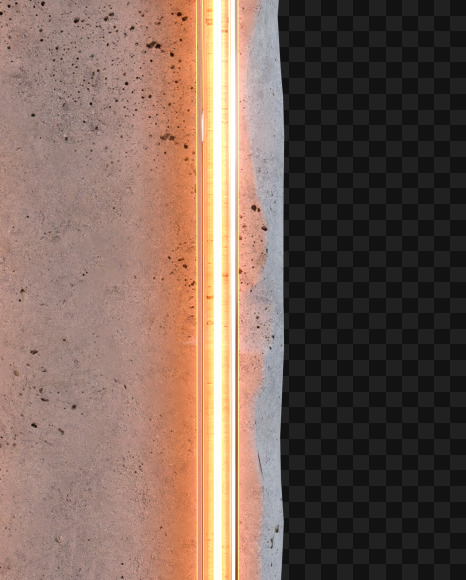 Letter J from Concrete neon light alphabet on Yellow Images Creative Fonts - S81051