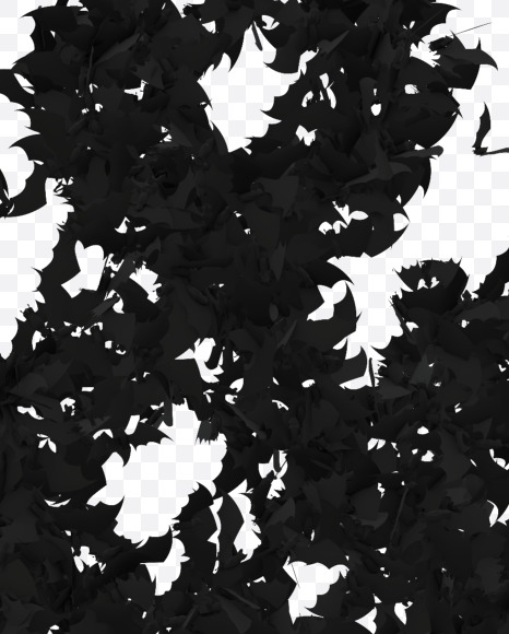 Halloween Typeface made out of bats the character Ampersan from Halloween Bat Typeface on Yellow Images Creative Fonts - S81427