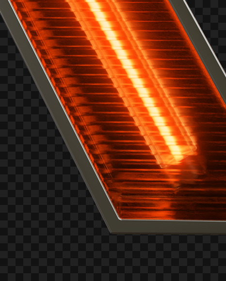 Letter K from Neon Light Alphabet on Yellow Images Creative Fonts - S81696