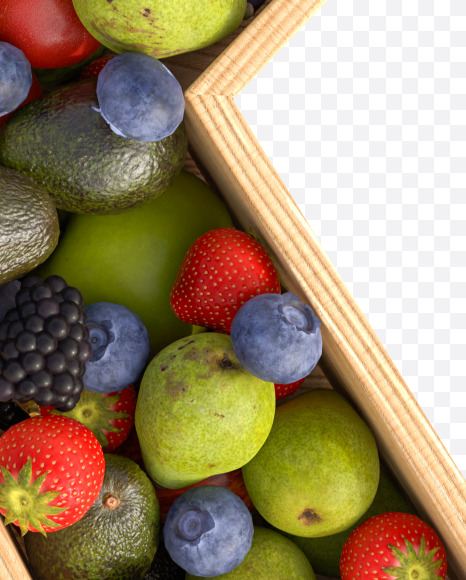 Fruit K from Fresh fruits alphabet on Yellow Images Creative Fonts - S81769