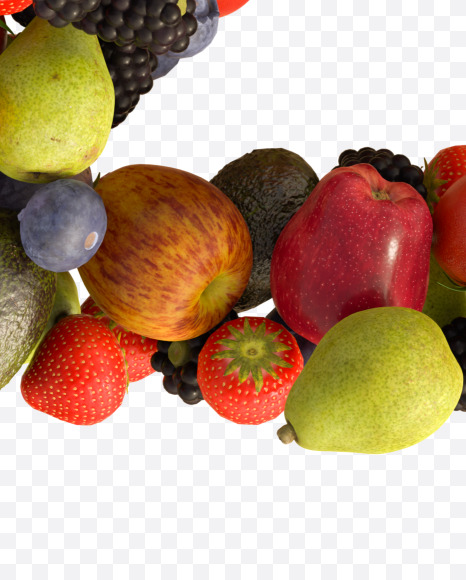 Fruit_2 from Fresh fruits alphabet on Yellow Images Creative Fonts - S81715