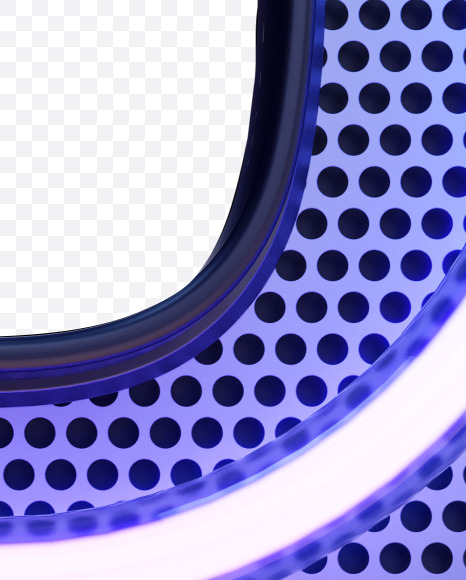 Letter P from Neon font on Yellow Images Creative Fonts - S81913