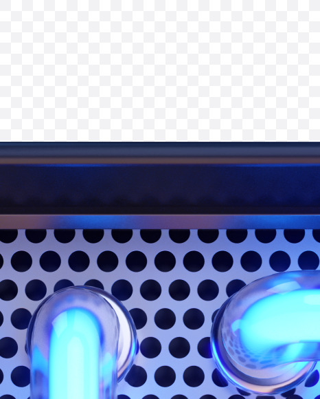 Letter B from Neon font on Yellow Images Creative Fonts - S81899