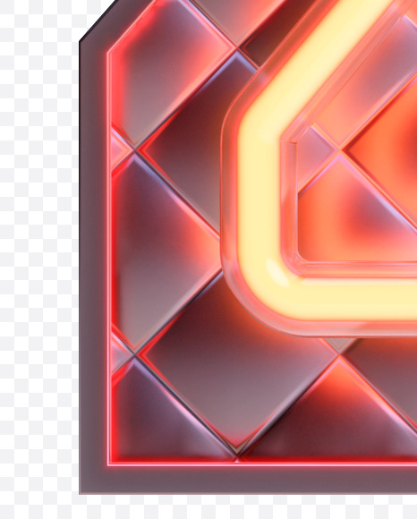 3_4 copy from Neon numbers on Yellow Images Creative Fonts - S81976