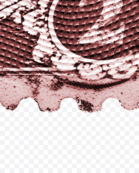 2 from Vintage postage stamp alphabet on Yellow Images Creative Fonts - S82509