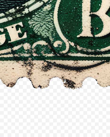 Letter B from Vintage postage stamp alphabet on Yellow Images Creative Fonts - S82482