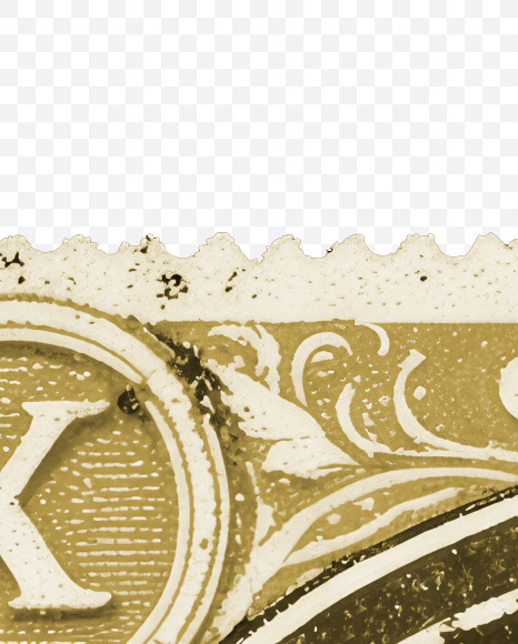 Letter X from Vintage postage stamp alphabet on Yellow Images Creative Fonts - S82504