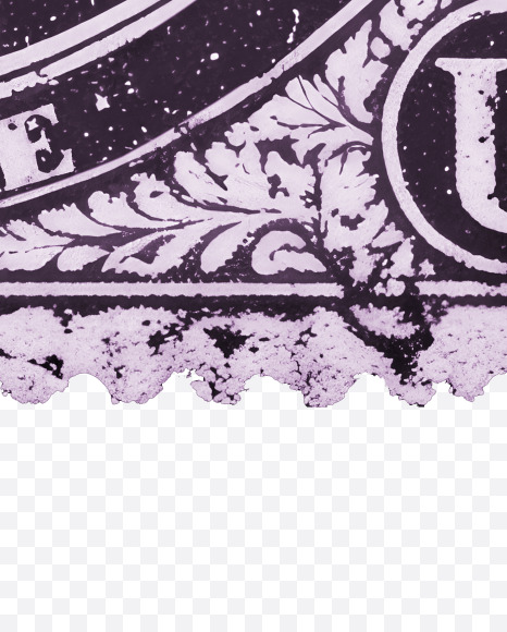 Letter U from Vintage postage stamp alphabet on Yellow Images Creative Fonts - S82501