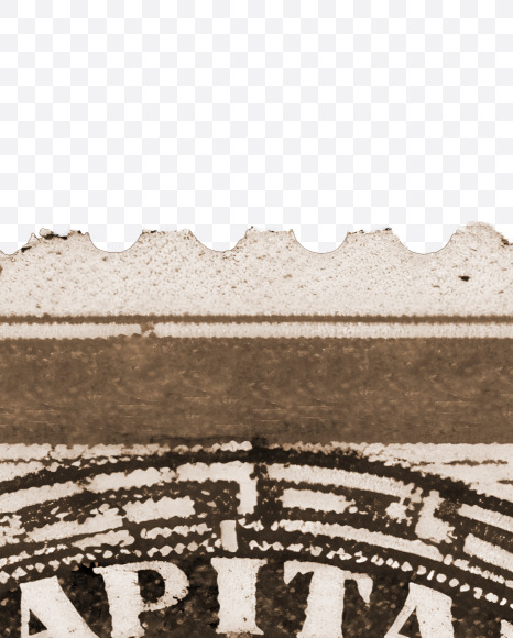 Letter E from Vintage postage stamp alphabet on Yellow Images Creative Fonts - S82485