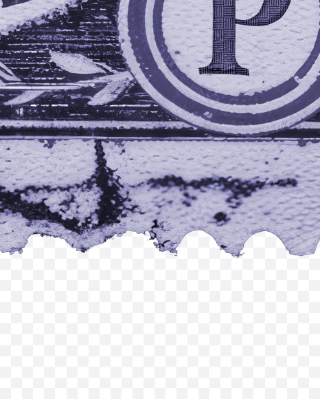 Letter P from Vintage postage stamp alphabet on Yellow Images Creative Fonts - S82496