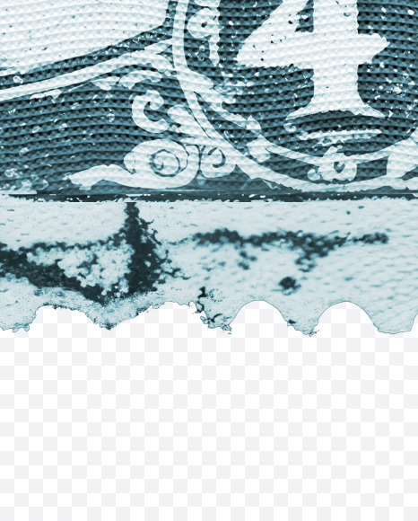 4 from Vintage postage stamp alphabet on Yellow Images Creative Fonts - S82511