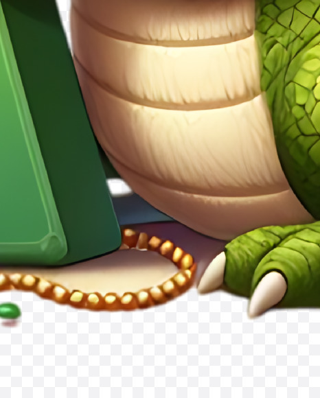 Letter A from Mardi Grass Alphabet on Yellow Images Creative Fonts - S82782