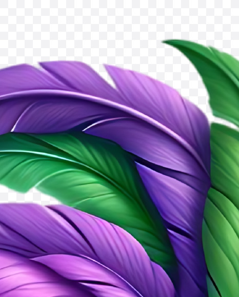 Letter D from Mardi Grass Alphabet on Yellow Images Creative Fonts - S82779