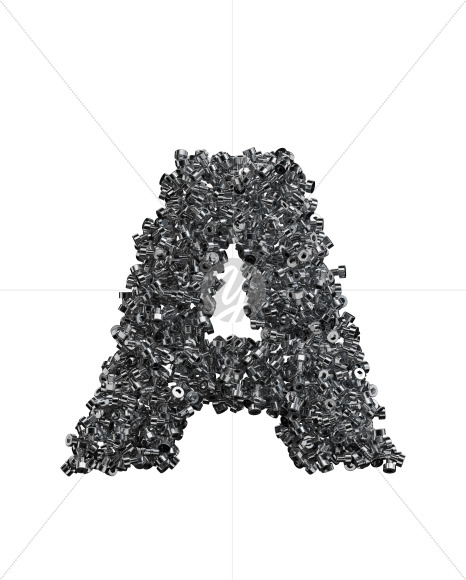 Alphabet steel bolts - Bolts