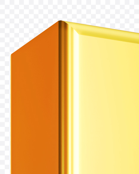 Letter K from Golden font. on Yellow Images Creative Fonts - S83839