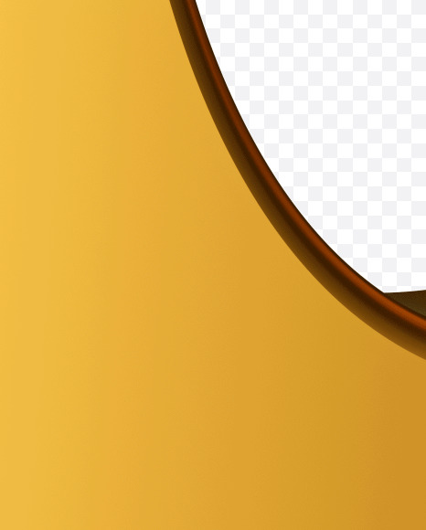 Letter O from Golden font. on Yellow Images Creative Fonts - S83843