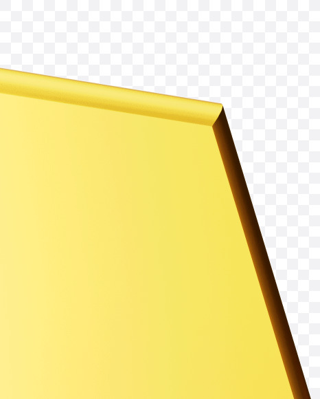 Letter M from Golden font. on Yellow Images Creative Fonts - S83841