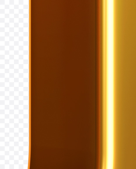 Letter U from Golden font. on Yellow Images Creative Fonts - S83849