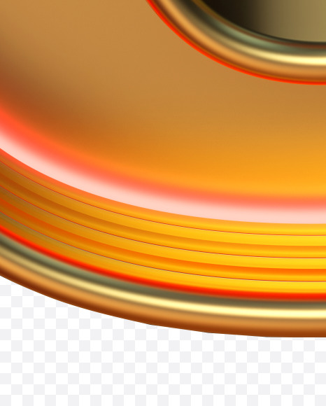 5 from Golden retro font. on Yellow Images Creative Fonts - S84031