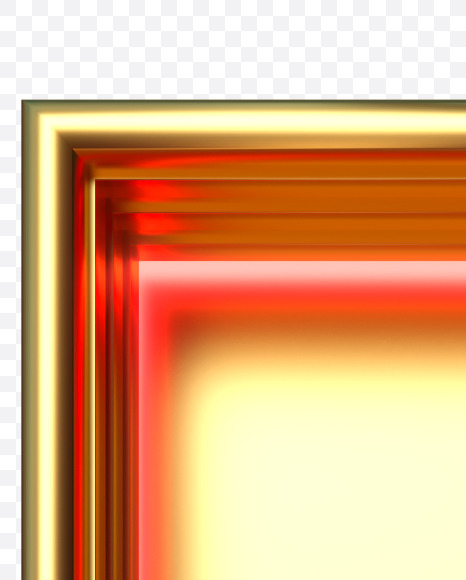 Letter U from Golden retro font. on Yellow Images Creative Fonts - S84056