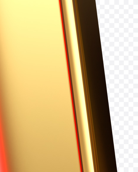 Letter W from Golden retro font. on Yellow Images Creative Fonts - S84058