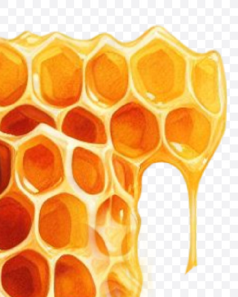 PNG-10 from Honeycomb Alphabet on Yellow Images Creative Fonts - S84184