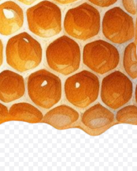 PNG-09 from Honeycomb Alphabet on Yellow Images Creative Fonts - S84187