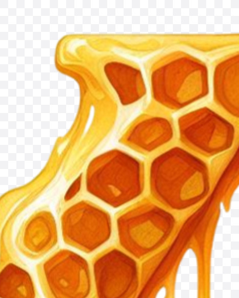 PNG-11 from Honeycomb Alphabet on Yellow Images Creative Fonts - S84188