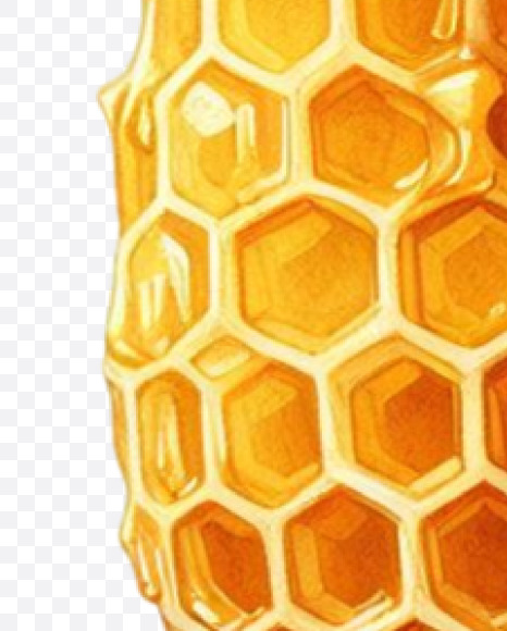 PNG-33 from Honeycomb Alphabet on Yellow Images Creative Fonts - S84168