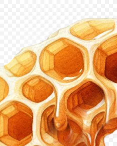 PNG-15 from Honeycomb Alphabet on Yellow Images Creative Fonts - S84170