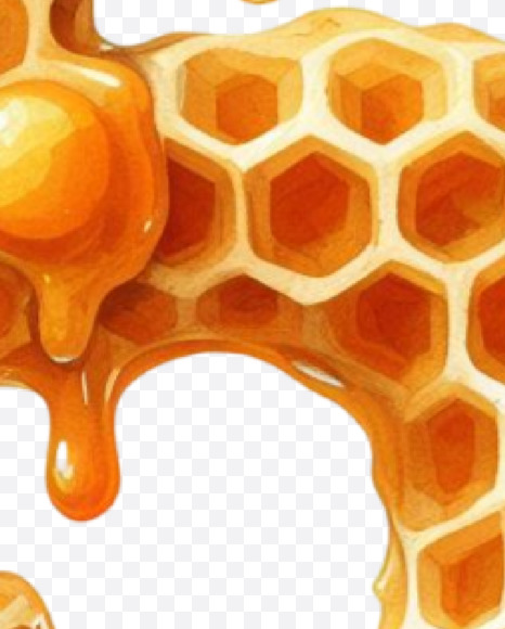 PNG-32 from Honeycomb Alphabet on Yellow Images Creative Fonts - S84164