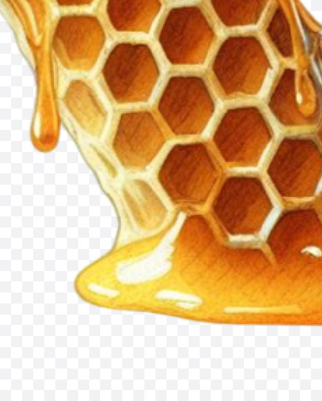 PNG-18 from Honeycomb Alphabet on Yellow Images Creative Fonts - S84172