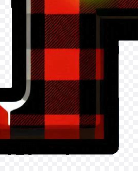 Letter R from Christmas Alphabet on Yellow Images Creative Fonts - S84200