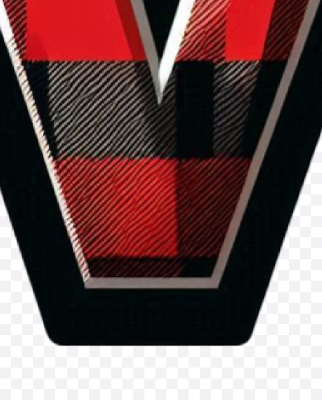 Letter W from Christmas Alphabet on Yellow Images Creative Fonts - S84208