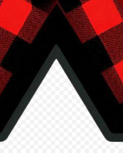 Letter X from Christmas Alphabet on Yellow Images Creative Fonts - S84193