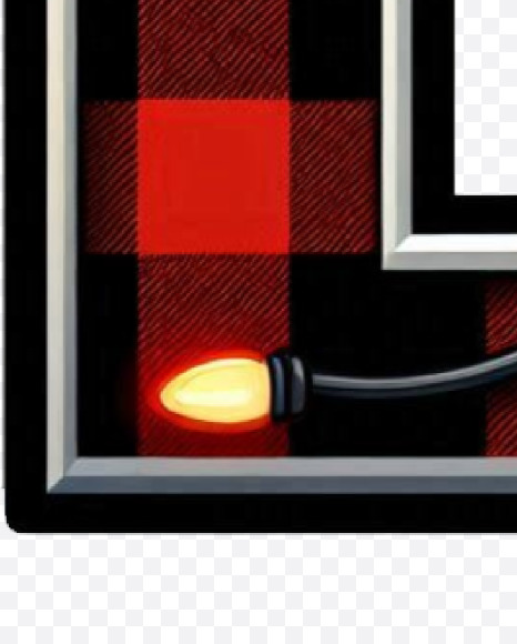 Letter D from Christmas Alphabet on Yellow Images Creative Fonts - S84207