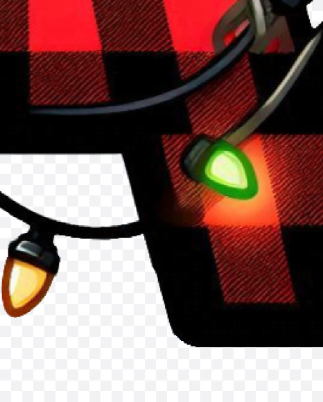 Letter A from Christmas Alphabet on Yellow Images Creative Fonts - S84216