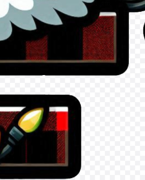 Letter E from Christmas Alphabet on Yellow Images Creative Fonts - S84211