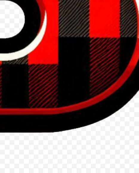 Letter B from Christmas Alphabet on Yellow Images Creative Fonts - S84203