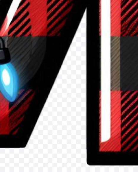 Letter M from Christmas Alphabet on Yellow Images Creative Fonts - S84199