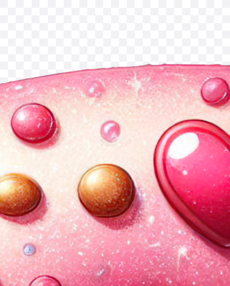 7 from Valentine Donut Alphabet on Yellow Images Creative Fonts - S84220