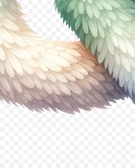 Letter Q from Easter Watercolor Alphabet Bunny Ears on Yellow Images Creative Fonts - S84301