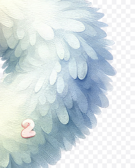 2 from Easter Watercolor Alphabet Bunny Ears on Yellow Images Creative Fonts - S84283